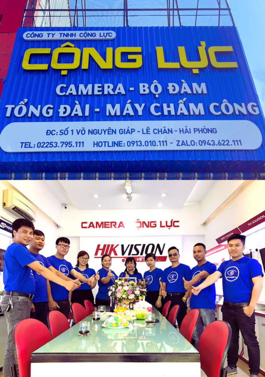 Cộng Lực đại lý lắp camera giá rẻ, chính hãng tại quảng ninh